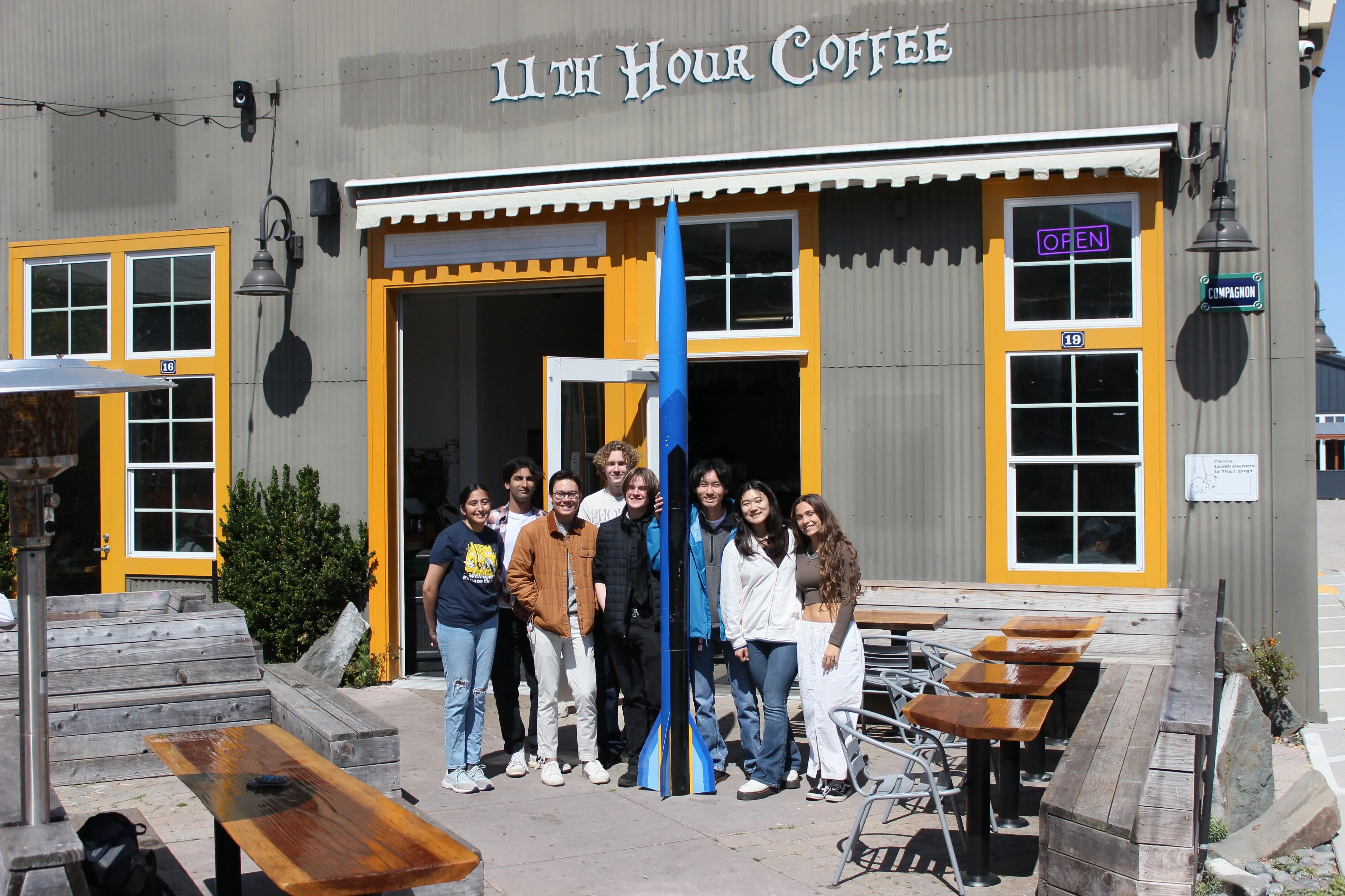 Outreach team at 11th hour coffee